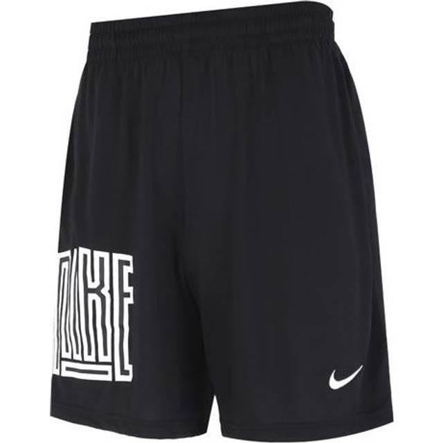 Men's Nike As Nk Df 8in Short Asym Str5 Alphabet Athleisure Casual Sports Woven Shorts Black DH7165-011 - Default Colorway
