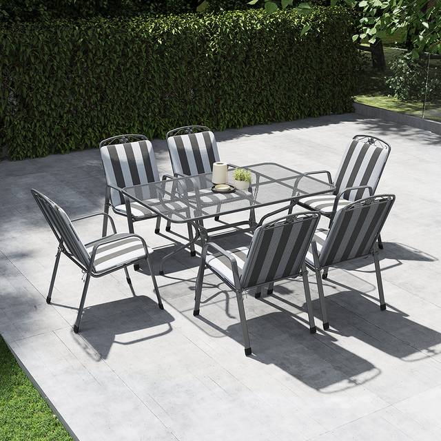6 - Person 145cm Long - Grey (6)