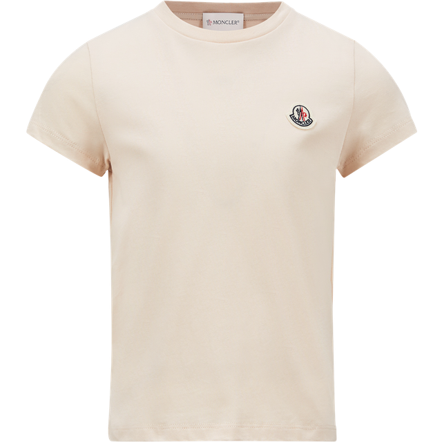 Moncler, T-Shirts, female, Multicolor, 6 Y, Pack of Three Logo Patch T-Shirt