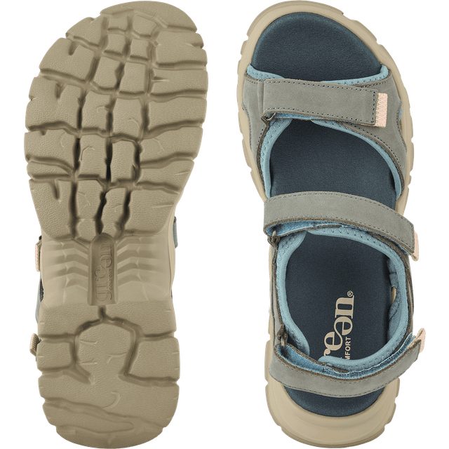 Blå Green Comfort sandaler för dig som går och står många timmar - 41