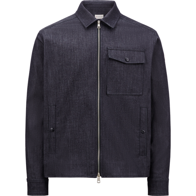 MONCLER Denim Overshirt - Blue