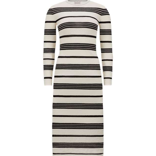 MONCLER COLLECTION Striped Bouclé Midi Dress, Women, Multicolour, Size: M