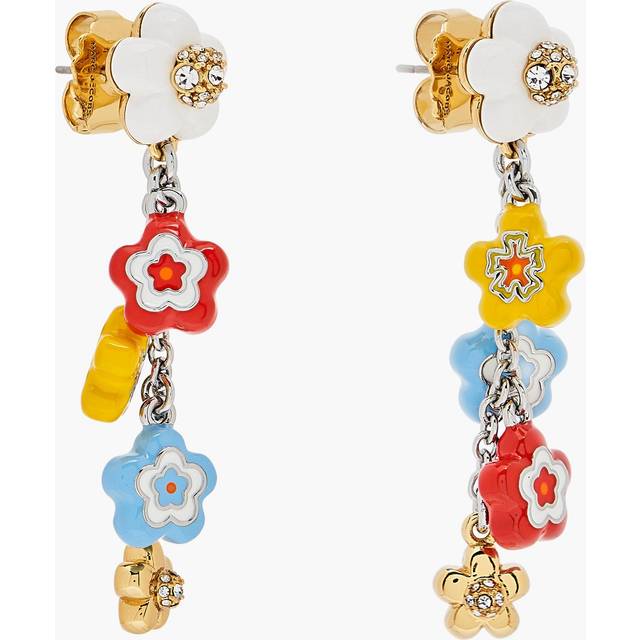 Marc Jacobs Wild Daisy Statement Earring - Silver - Ilver