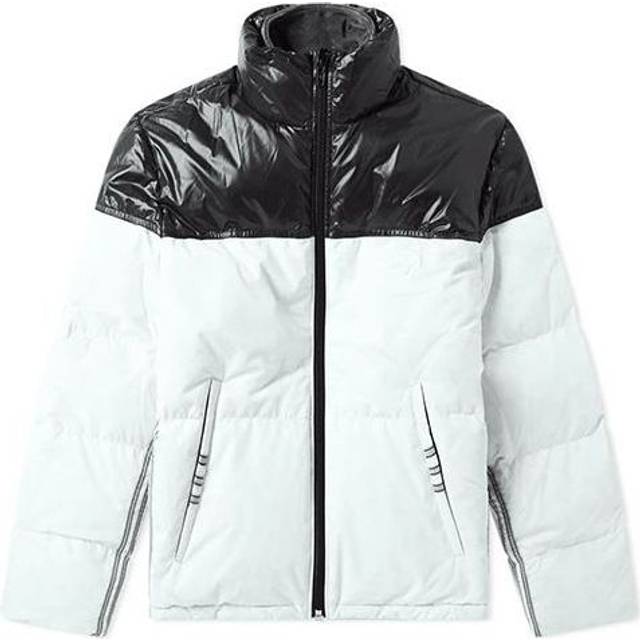 Men's adidas originals x alexander wang Crossover Translucent Ripstop Contrast Color Stitching Mint Green Down Jacket DT9504 - Default Color
