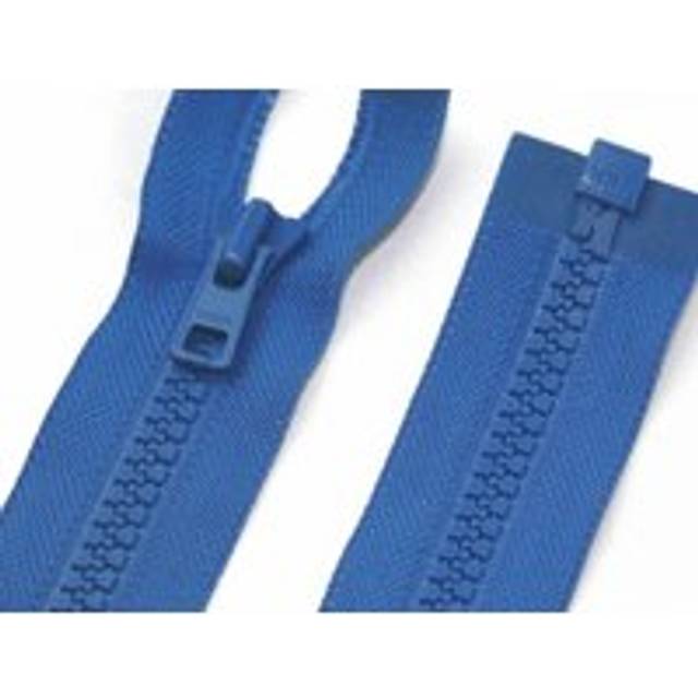 YKK Vislon Chunky Open End Zips Saxe Blue