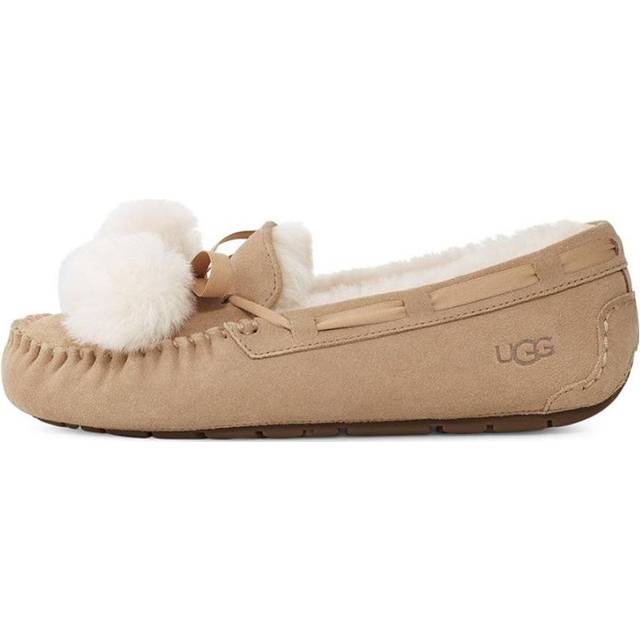 (WMNS) UGG Dakota Moccasins Slippers 'LIght Chestnut'' 1138651-SAN - Light Brown