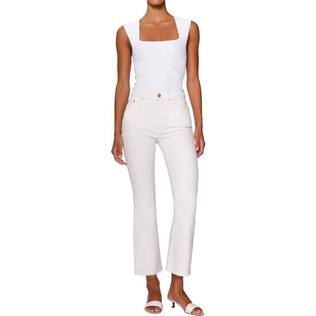 DL1961 Bridget Bootcut High Rise Instasculpt Crop Jeans in White
