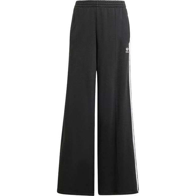 (WMNS) adidas 3-Stripes Loose French Terry Wide Leg Joggers Pants 'Black' IY7255