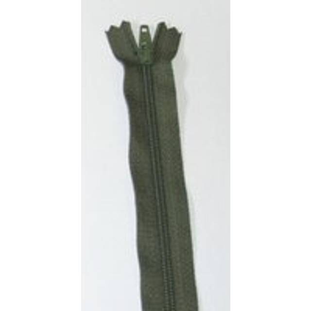 YKK Nylon Closed End Dress Zips Moss Green