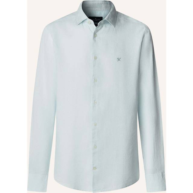 Hackett London Linen Tailored Fit Garment-Dyed Shirt