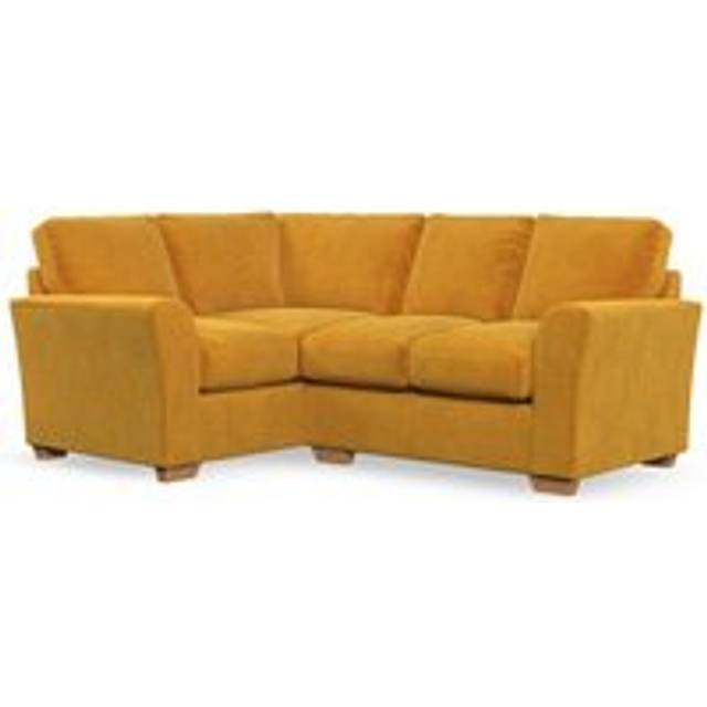 Lena Small Corner Sofa - Luxury Velvet Old Gold