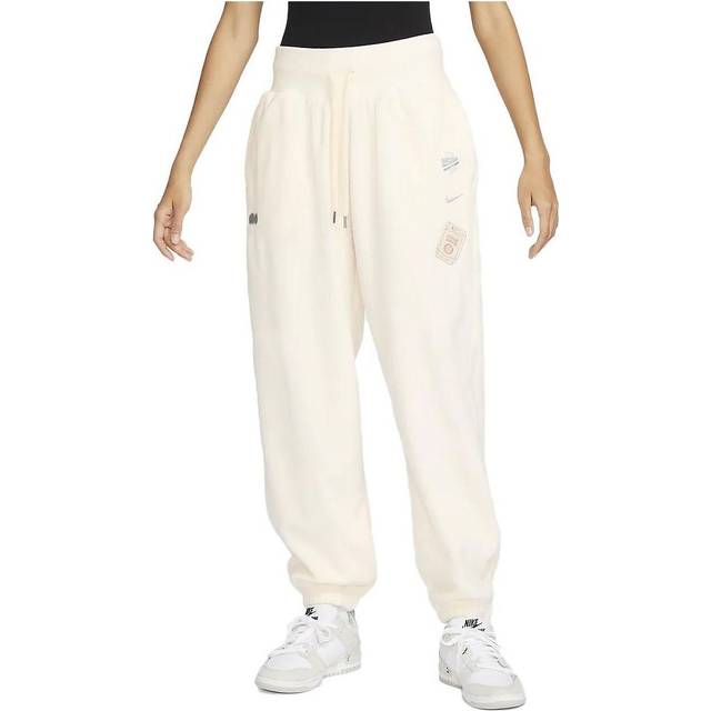 (WMNS) Nike x Naomi Osaka Phoenix High-Waisted Oversized Sweatpants 'White' FD5502-110