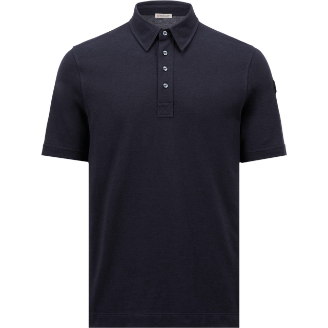 Moncler Polo Shirt Short Sleeve Navy Blue