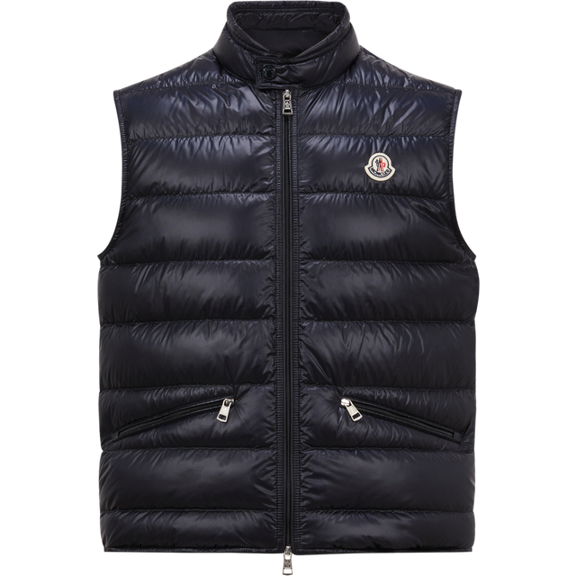 MONCLER COLLECTION Gui Packable Down Gilet, Men, Blue, Size: 6