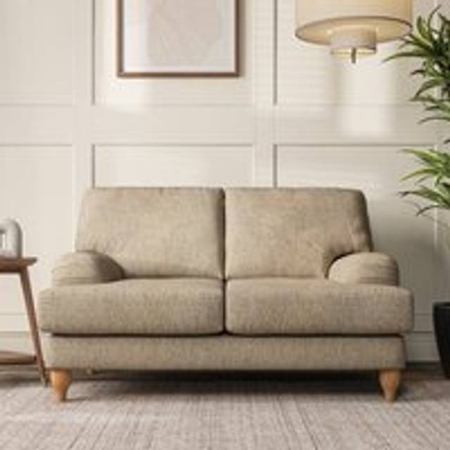 Darwin 2 Seater Sofa - Chunky Weave Honey