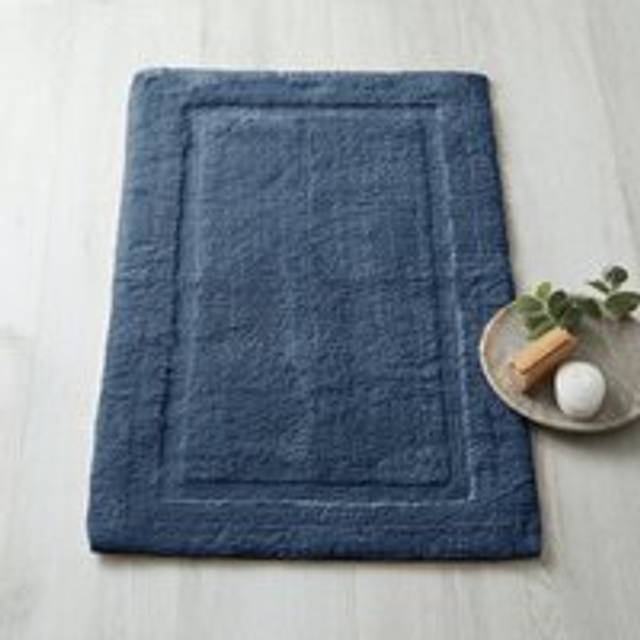 Dorma Sumptuously Soft Bath Mat - Deep Sea Blue