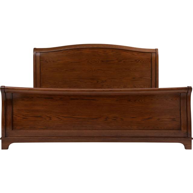 Cotswold Company Winchcombe Sleigh Bed Frame, King Size, Dark Oak