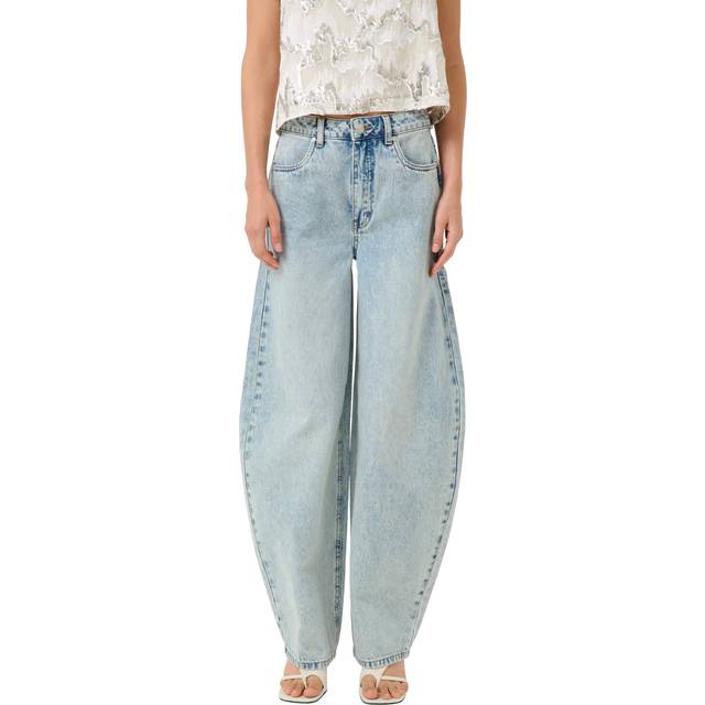 GESTUZ Gzasher Hw Barrel Jeans |Blå |30