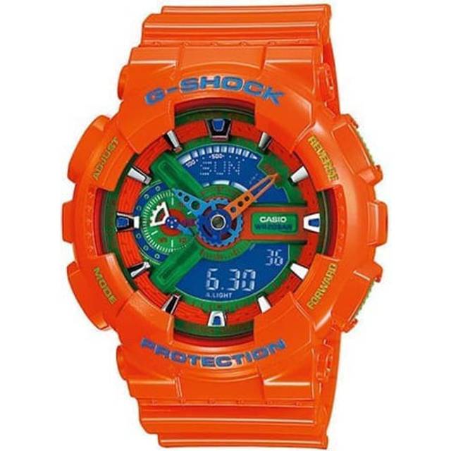 CASIO G-Shock Analog-Digital 'Orange' GA-110A-4A - orange - Free