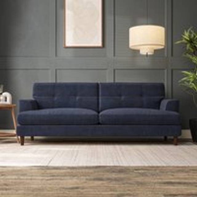 Cooper 4 Seater Sofa - Aqua Clean Chenille Navy