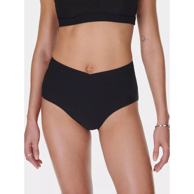 Sweaty Betty Wrap Front High Waist Bikini Bottoms, Black