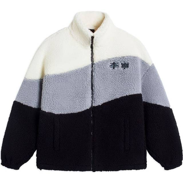 Li-Ning Embroidered Color Block Polar Fleece Jacket 'Multi-Color' - multi-color - XXXL