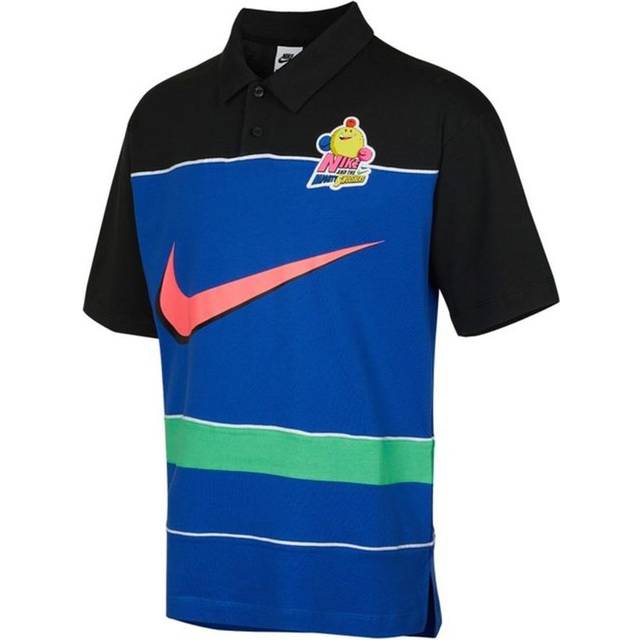 Nike Color-Block Casual Sportswear Short Sleeve Polo Shirt Men Tops Blue DM7918-480 XXL