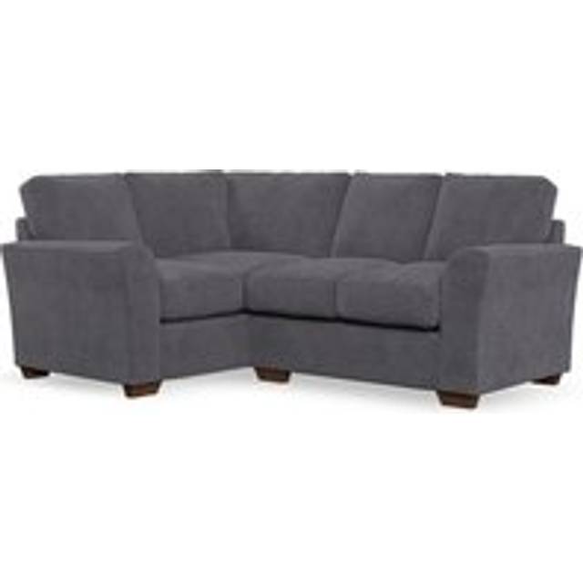 Lena Small Corner Sofa - Aqua Clean Chenille Grey
