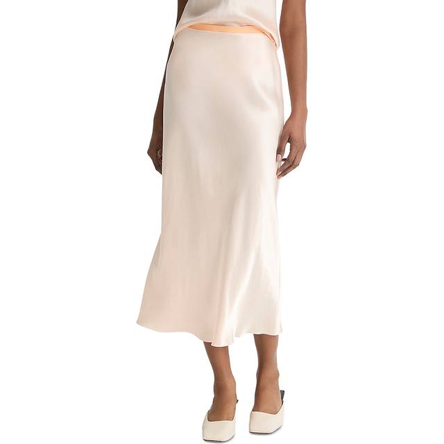 Satin Slip Skirt - LYCHEE - X-Large