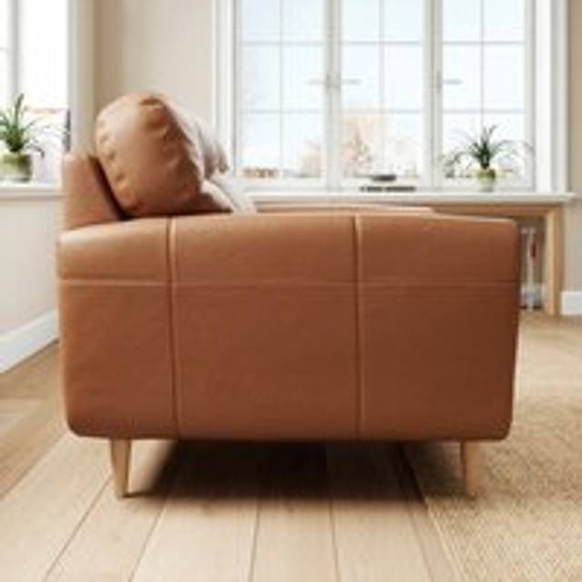 Sven Classic Leather Snuggle Chair - Classic Leather Tan