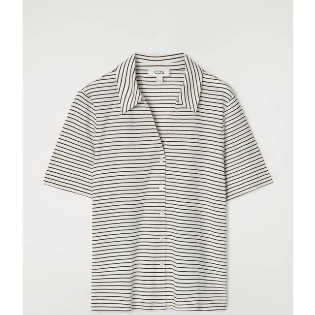 Jersey Resort Shirt - White - L