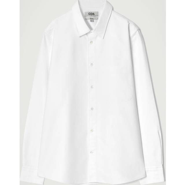 Relaxed Oxford Shirt - White - M