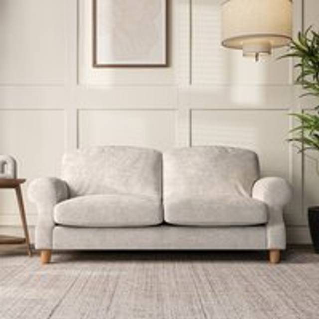 Ashford 3 Seater Sofa - Chunky Chenille White Sand