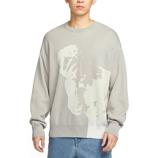 Nike SB Skateboarding Sweater 'Light Iron Ore' FN2574-072 - Light Grey