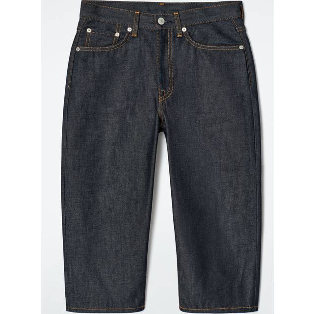 Longline Denim Shorts - Indigo - 24