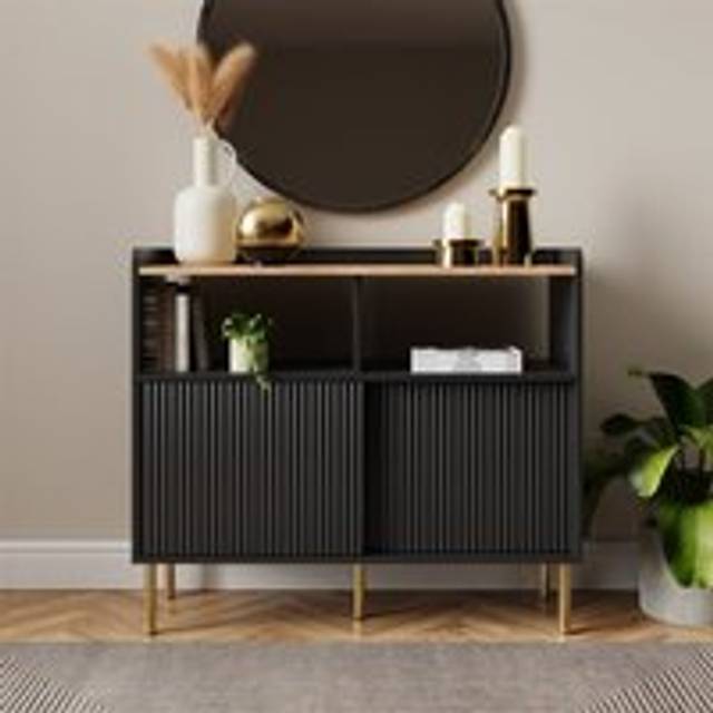 Georgi Console Table - Georgi Black