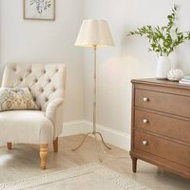 Alloura Mid Century Adjustable Tripod Floor Lamp - Gold