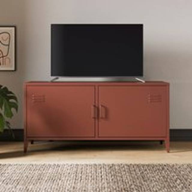 Helga Metal Low Sideboard - Terracotta