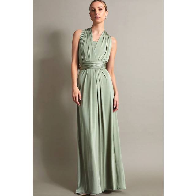 Monsoon Thea Multiway Bridesmaid Dress, Dark Green