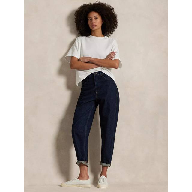 Polo Ralph Lauren Curved Tapered Ankle Jeans, Dark Blue