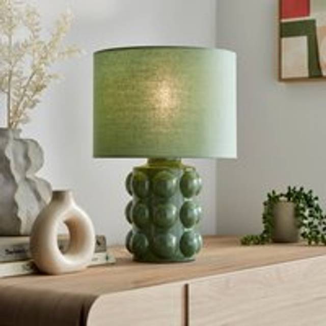 Bobble Retro Ceramic Table Lamp - Yew
