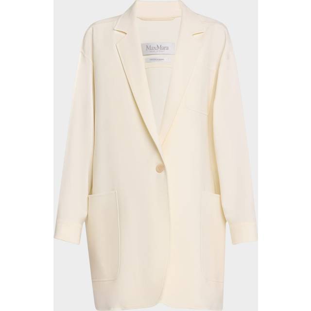 Max Mara Orlaya wool-blend blazer - white (UK 6)