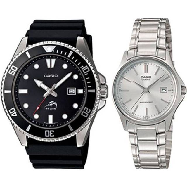CASIO General YOUTH Japan / South Korea Fashion Couple Black/Silver Analog - TO BE CONFIRMED - Free