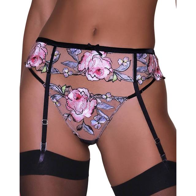 Fleur du Mal Fidelia Embroidered V String