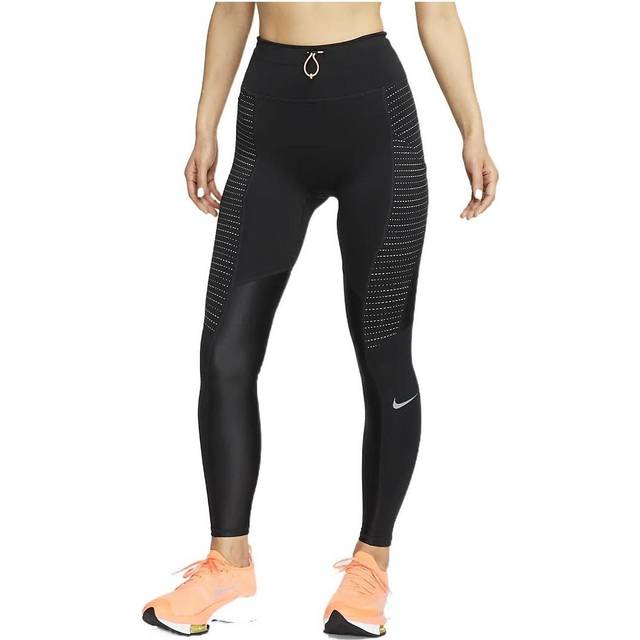 (WMNS) Nike Dri-FIT Sports Training Running Quick Dry Breathable Leggings Black DD6856-010 - Default Color