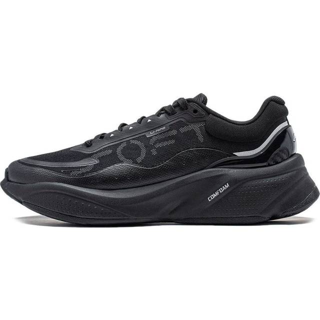 (WMNS) Li-Ning Soft Comfoam Lifestyle Shoes 'Black Silver' AGLU010-1 - Black/Silver - 6