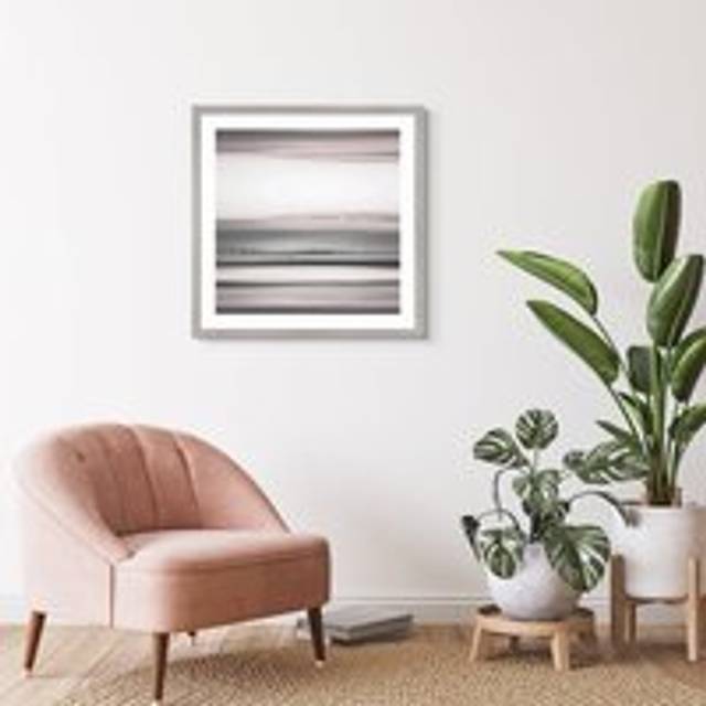Gallery The Stroll Framed Canvas Wall Art - One Colour
