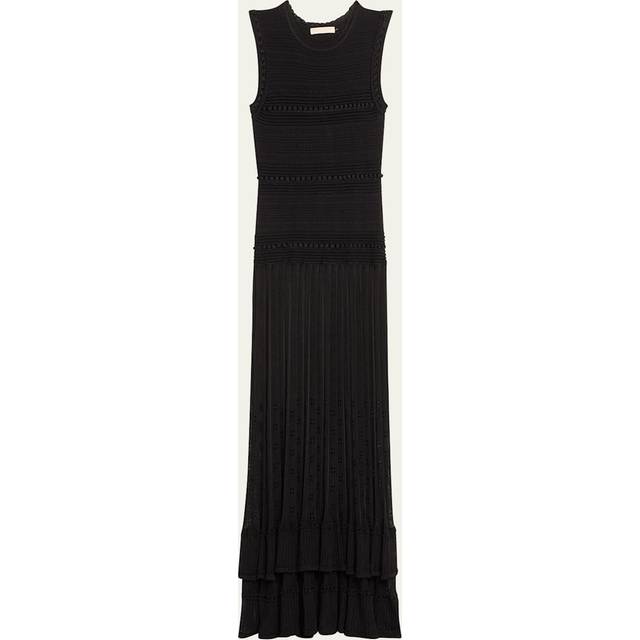 Mirelle Textured Knit Maxi Dress - NOIR - Large