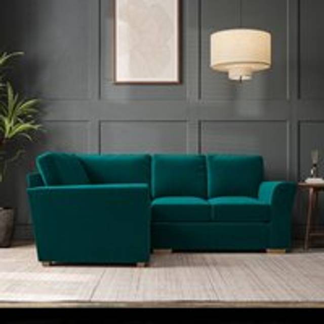Lena Small Corner Sofa - House Velvet Peacock