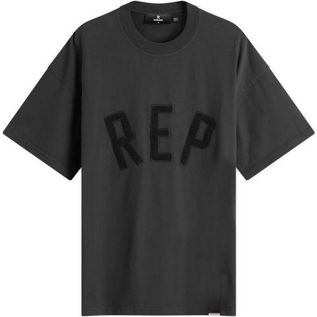 REPRESENT Rep Appliquéd Cotton-Jersey T-Shirt - XL - Black